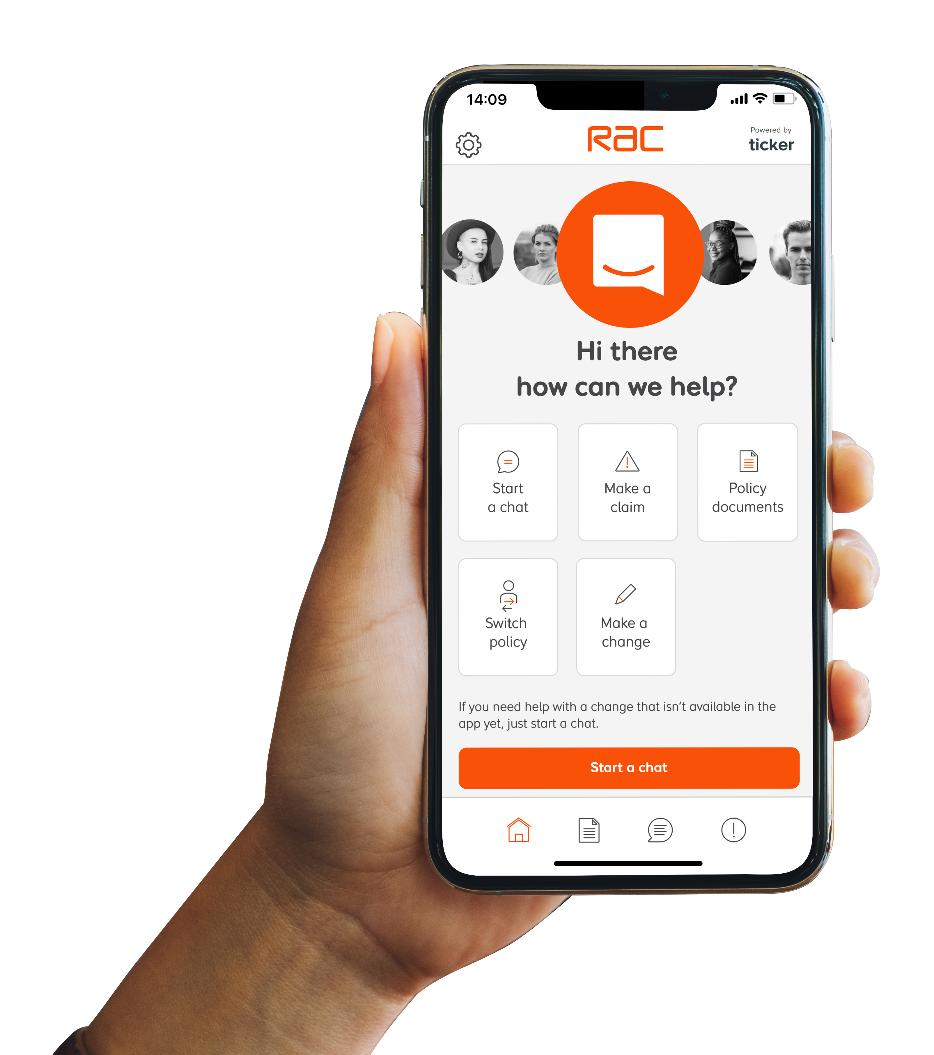 RAC Black Box app